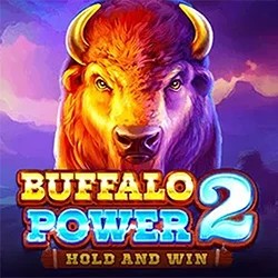 Buffalo Power 2: Hold and Win logo – Slots by Playson at Dragonia Casino