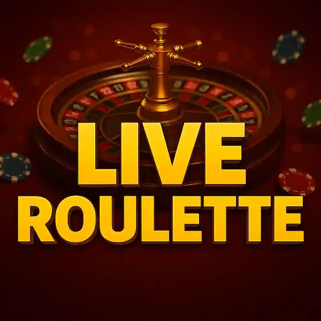 Live Roulette slot logo by Evolution at Dragonia Casino