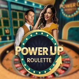 PowerUP Roulette slot visual from Pragmatic Play available on dragoniaa.gr