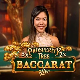 Prosperity Tree Baccarat logo by Evolution at Dragonia Casino