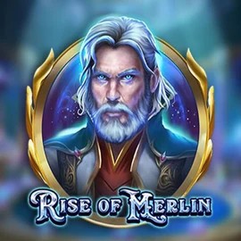 Rise of Merlin game by Play'n GO – logo hosted on Dragonia Casino