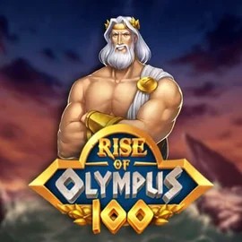 Slots logo of Rise of Olympus 100 from Play'n GO at Dragonia Casino